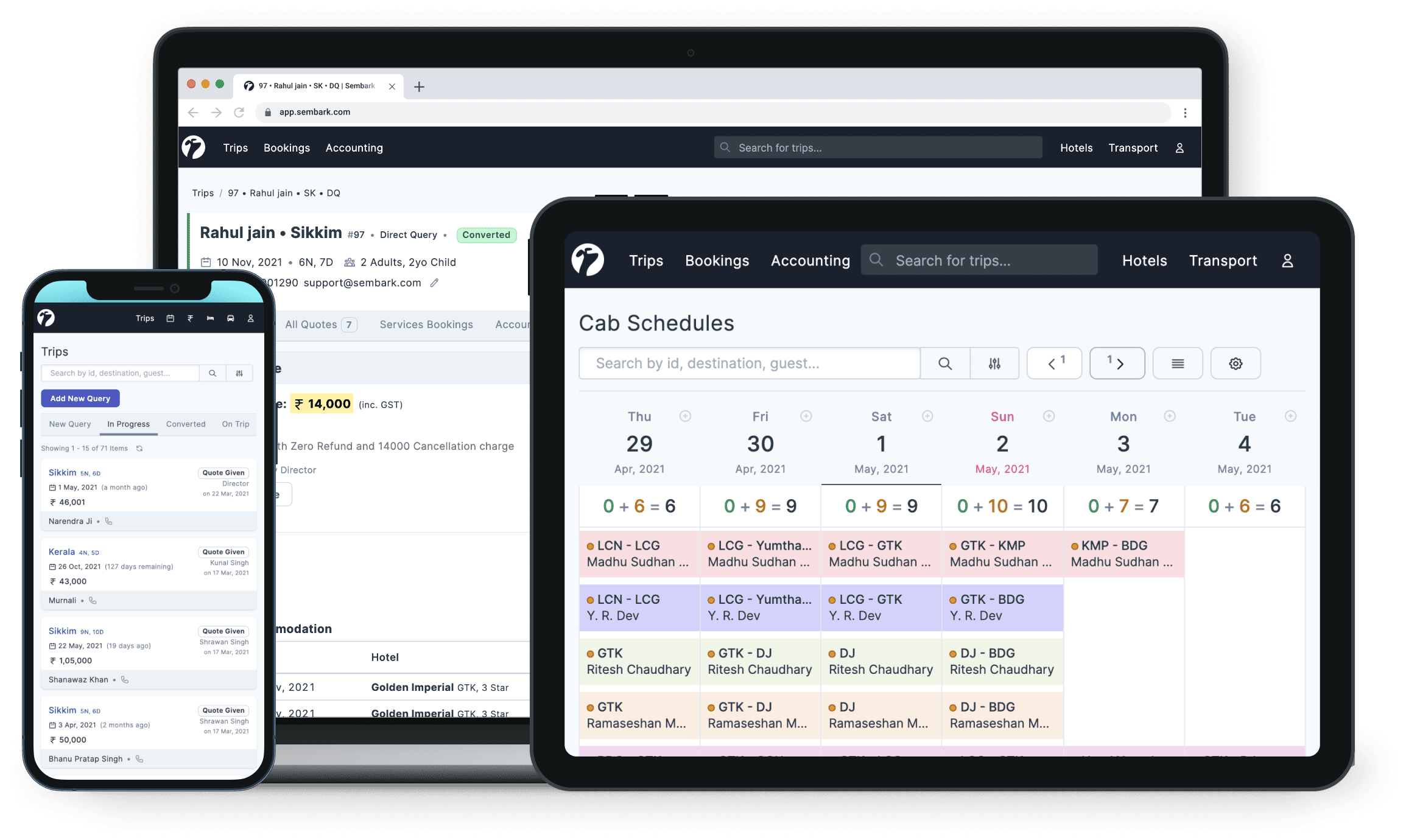 Tour & Travel Management Platform